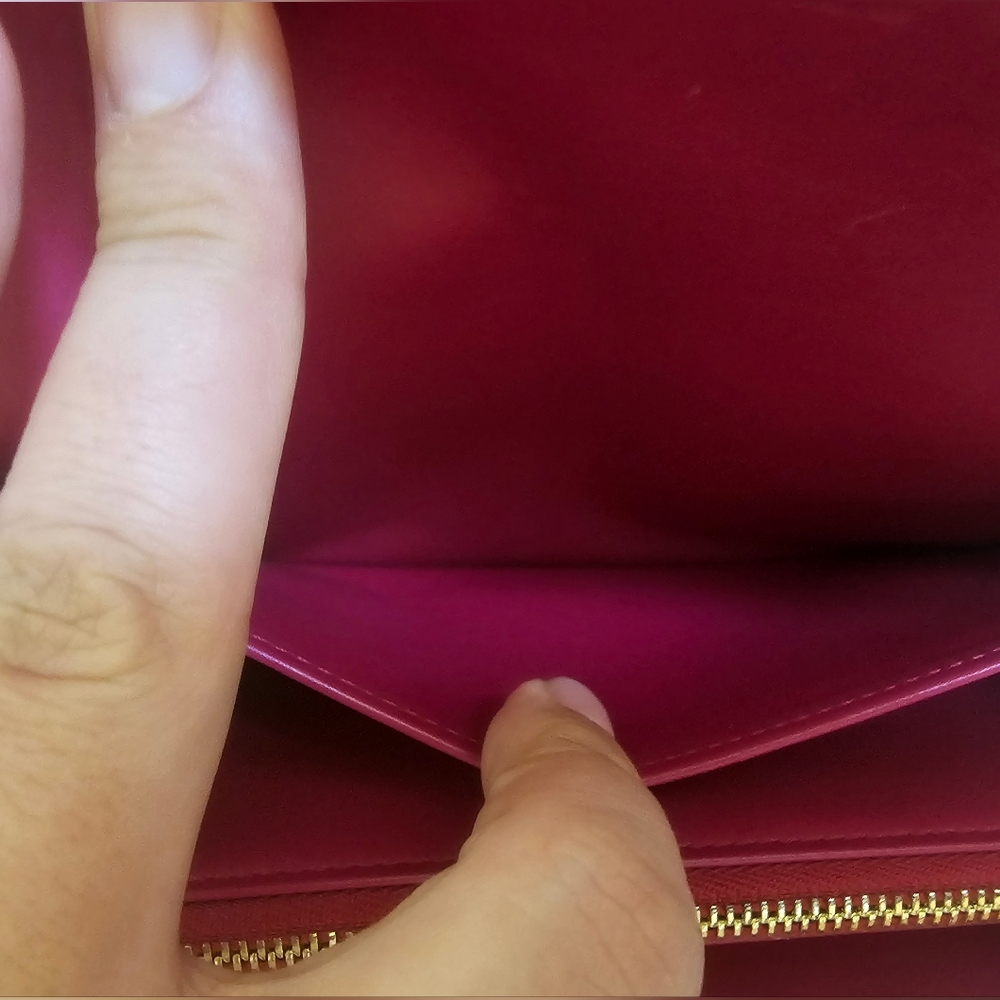 ❤️🎉HOST PICK 🎉❤️Authentic LV Sarah Long Wallet Portefeuille Monogram Vernis - Picture 8 of 16